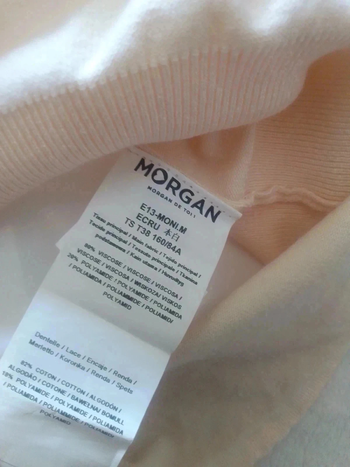 Top Morgan 38 boêmio creme renda – photo 4